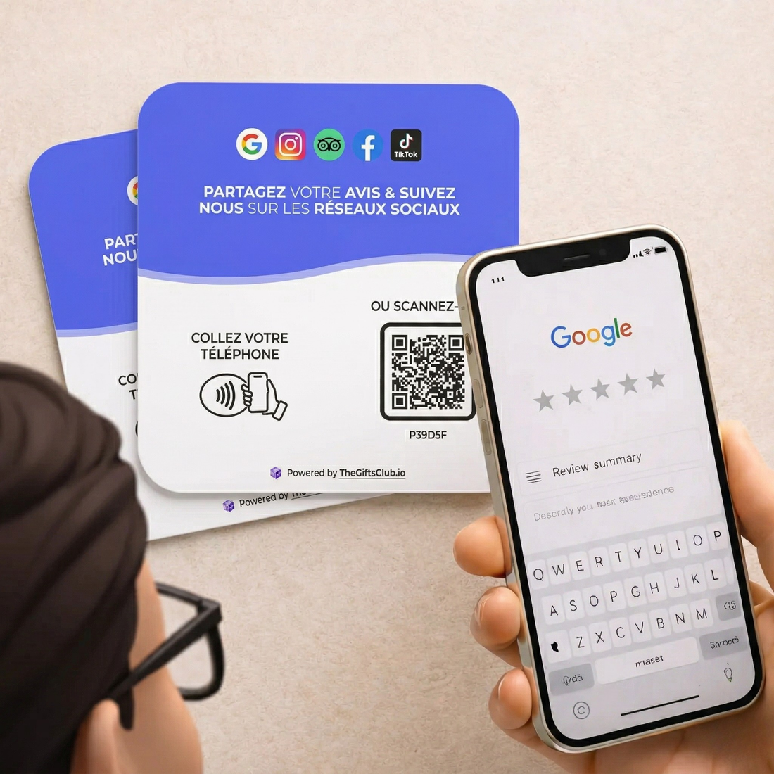 Plaque avis Google : comment collecter 200 avis par mois sans effort