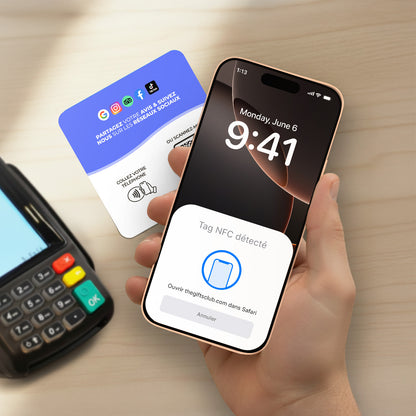 Plaque NFC Multi-Liens