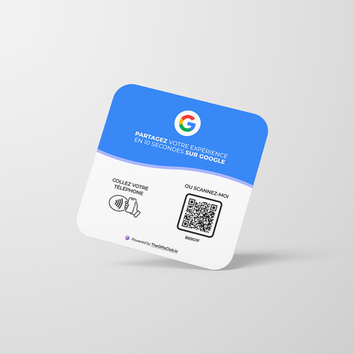 Plaque NFC Avis Google