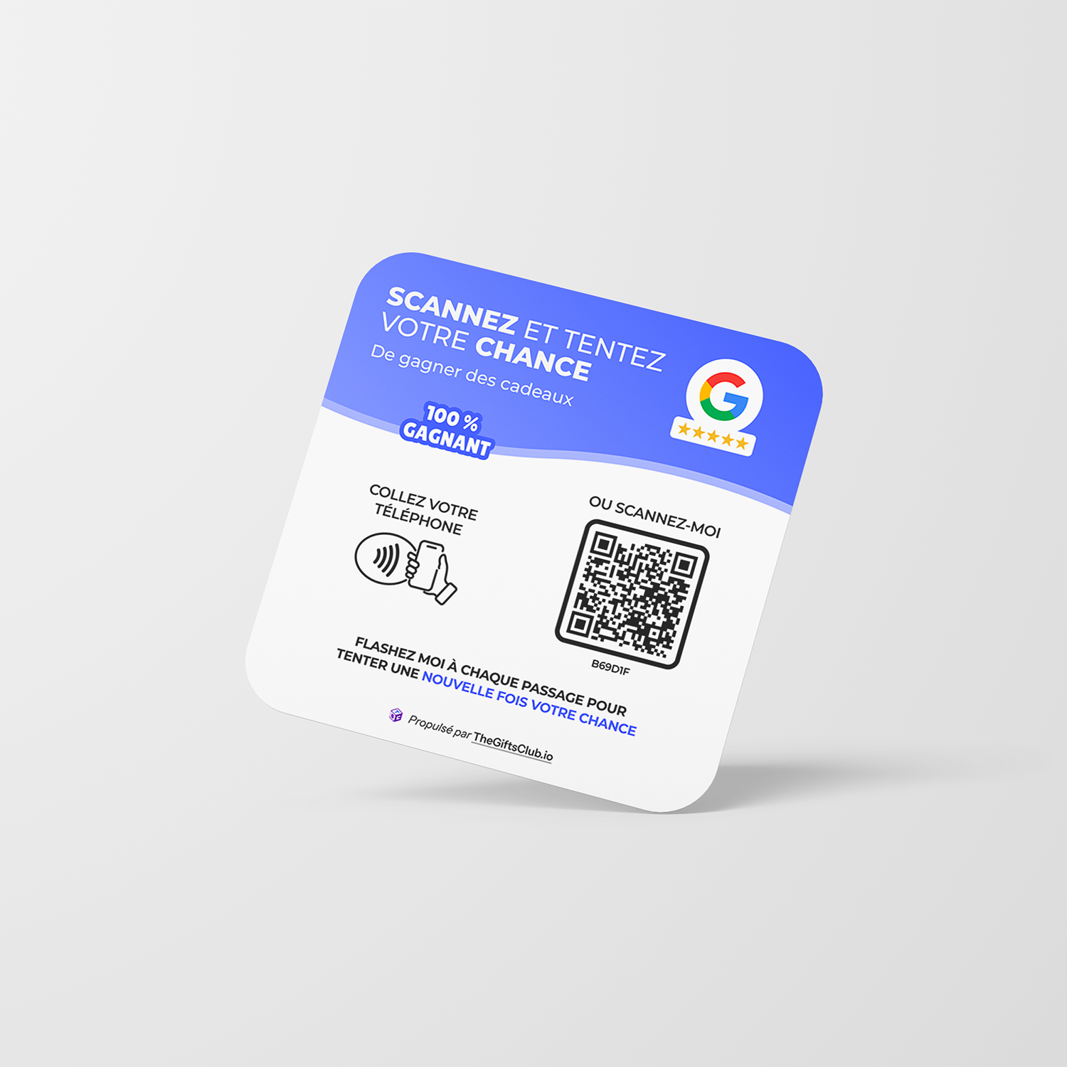 Plaque NFC Avis Google