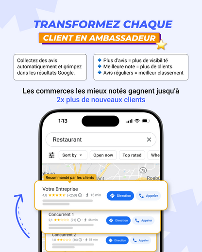 Plaque NFC Avis Google