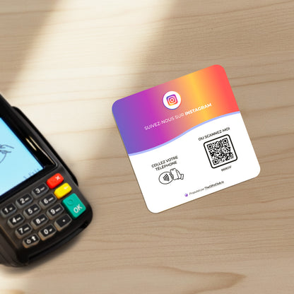 Plaque NFC Instagram