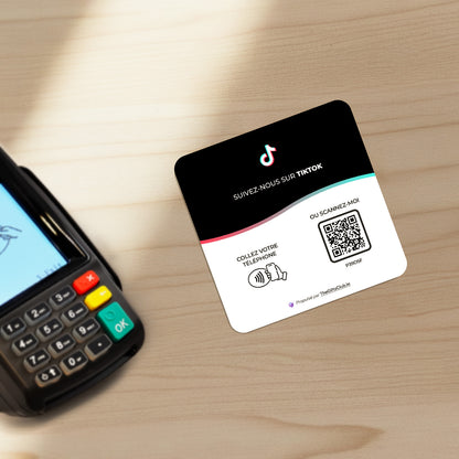 Plaque NFC TikTok
